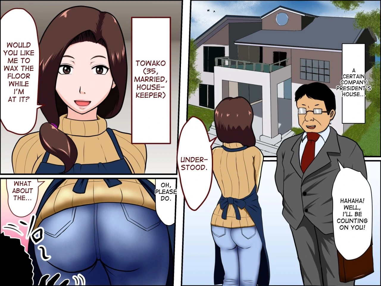 Having Sex with the Housekeeper- Hentai - Porn Cartoon Comics