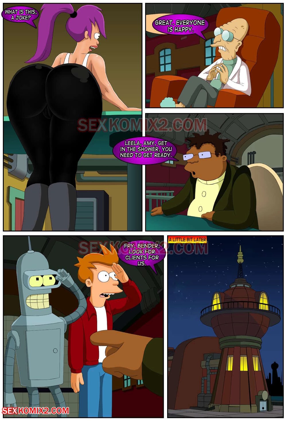 Futurama: Interplanetary sex [Sexkomix2] - Porn Cartoon Comics