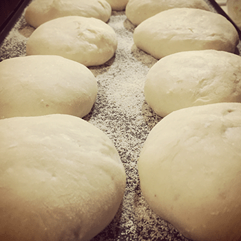 English Muffins Rising
