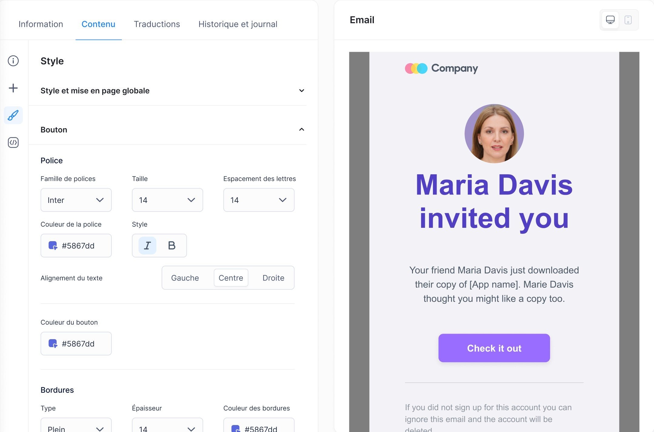 Illizeo Email Management