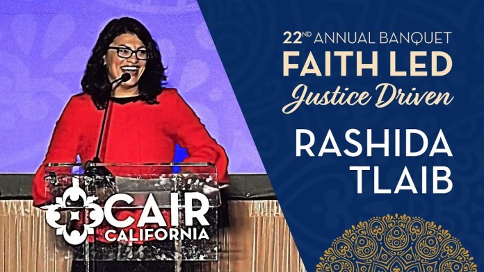 Obama Tells Terror-Tied, Jew- Hating Congresswoman "I Am Proud Of You" 9 CAIR RASHIDA.jpg