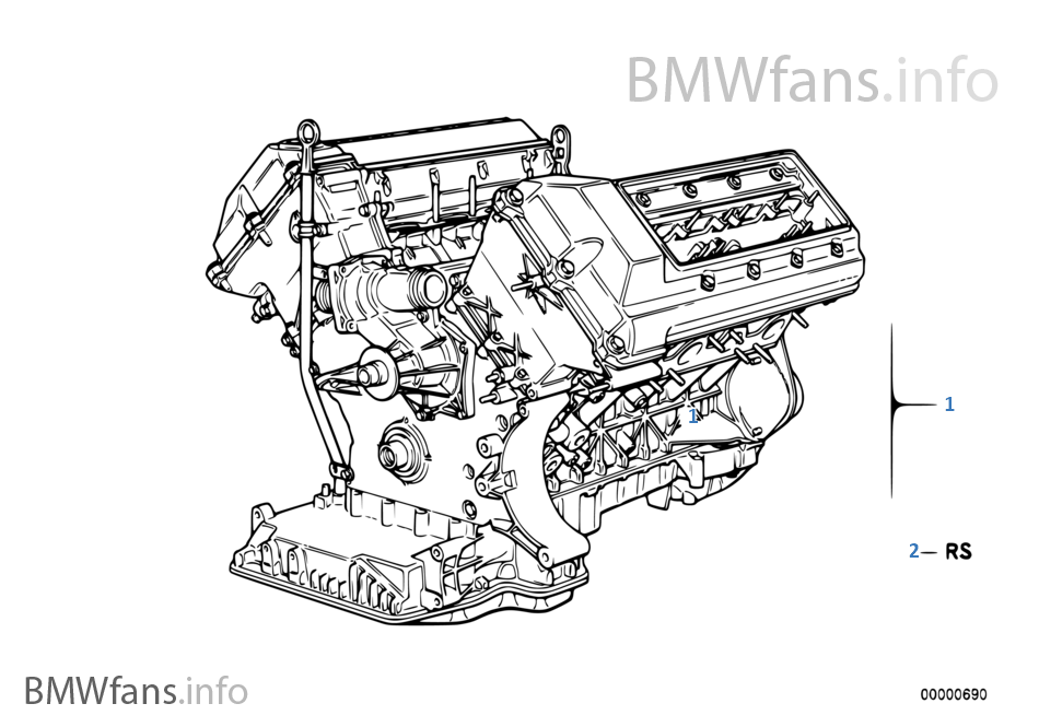 · all · auction · buy it now · 12,689 . Short Engine Bmw 7 E38 740i M62 Usa