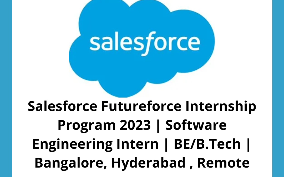 Salesforce futureforce internship program 2023