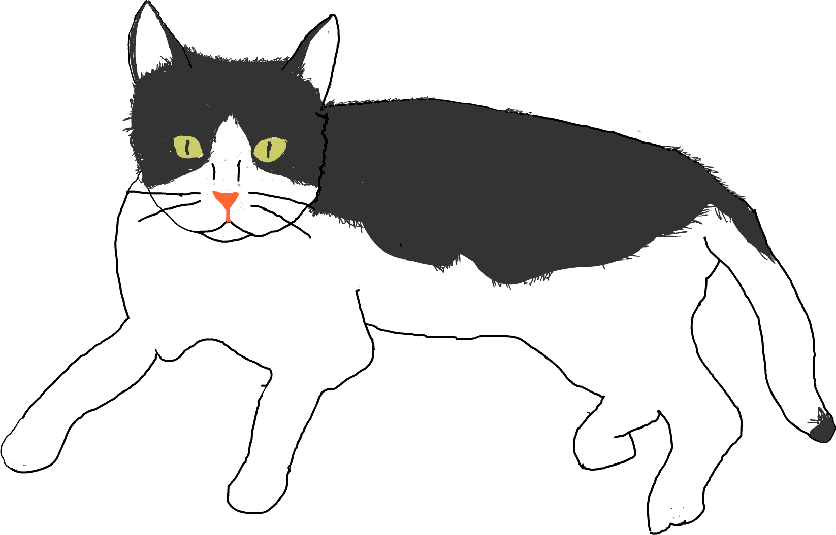 貓 イラスト かわいい貓のイラスト Bosswu