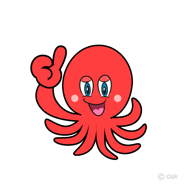 Explore free octopus png images & octopus transparent images on vhv.rs. Thumbs Up Octopus Cartoon Free Png Image Illustoon