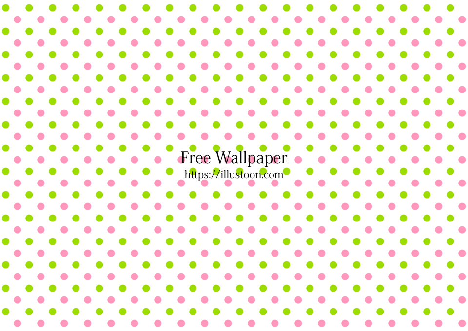 Fondo De Pantalla De Lunares Verde Amarillo Y Rosa Gratis Dibujos Animados Imagene Illustoon Es