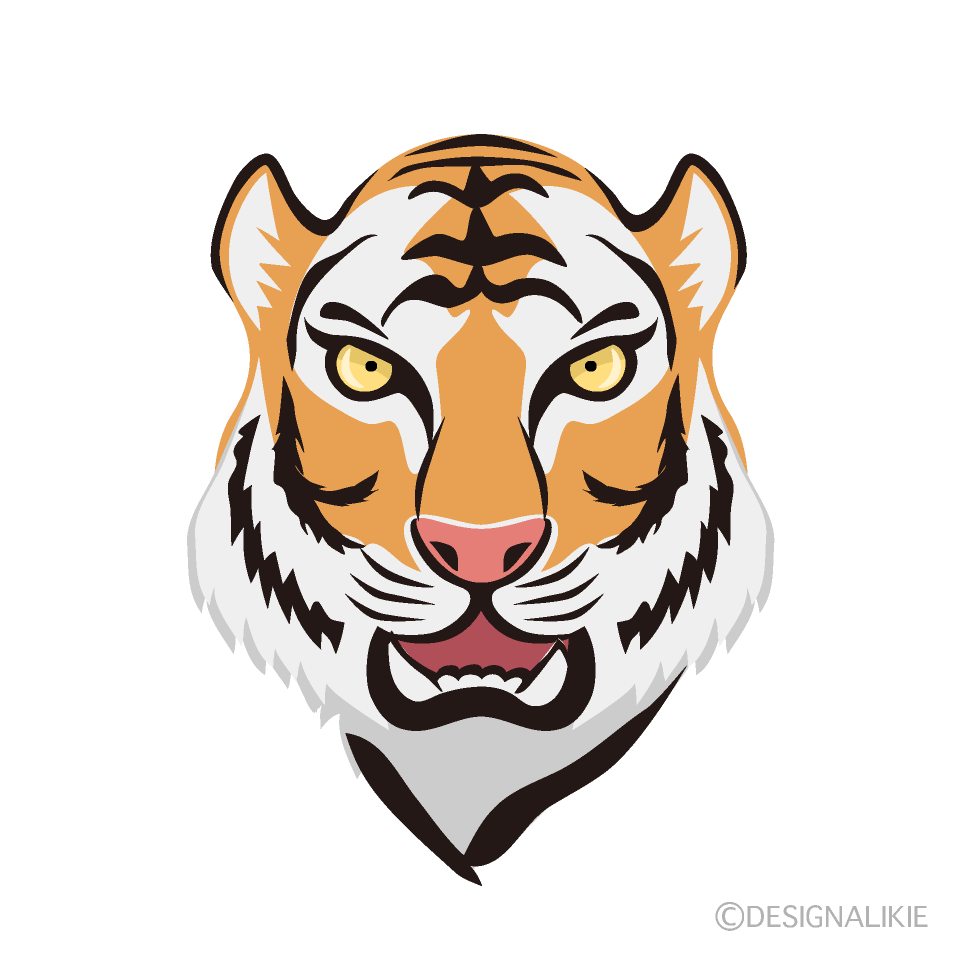 Are you searching for white tiger png images or vector? Cool Tiger Face Illustration Free Png Image Illustoon