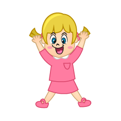 Are you searching for remote control png images or vector? Girl Raised Both Hands Cartoon Free Png Image Illustoon