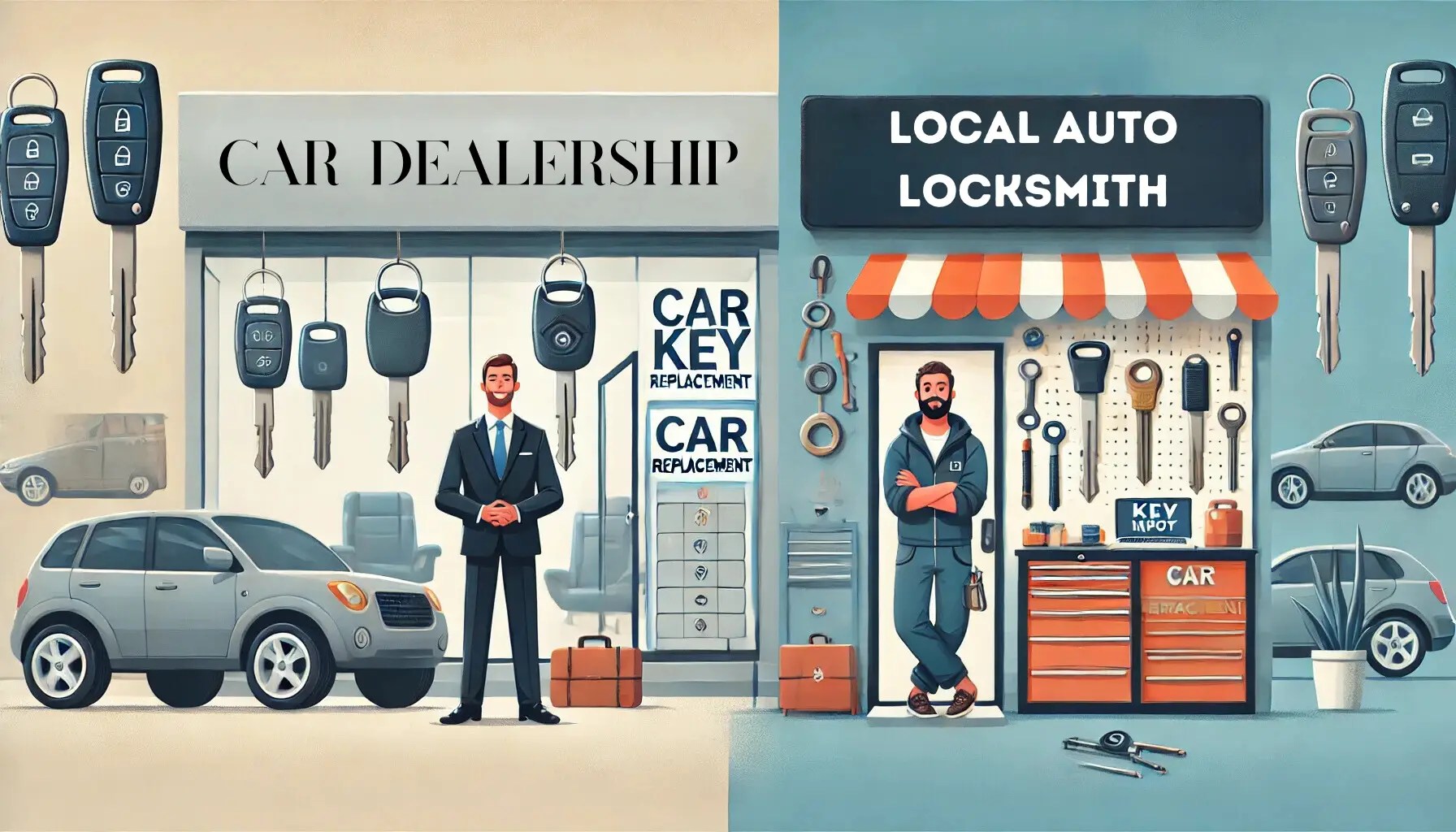 Why Choose a Local San Antonio Auto Locksmith Over the Dealership? Comparison of san antonio auto locksmiths to car dealerships