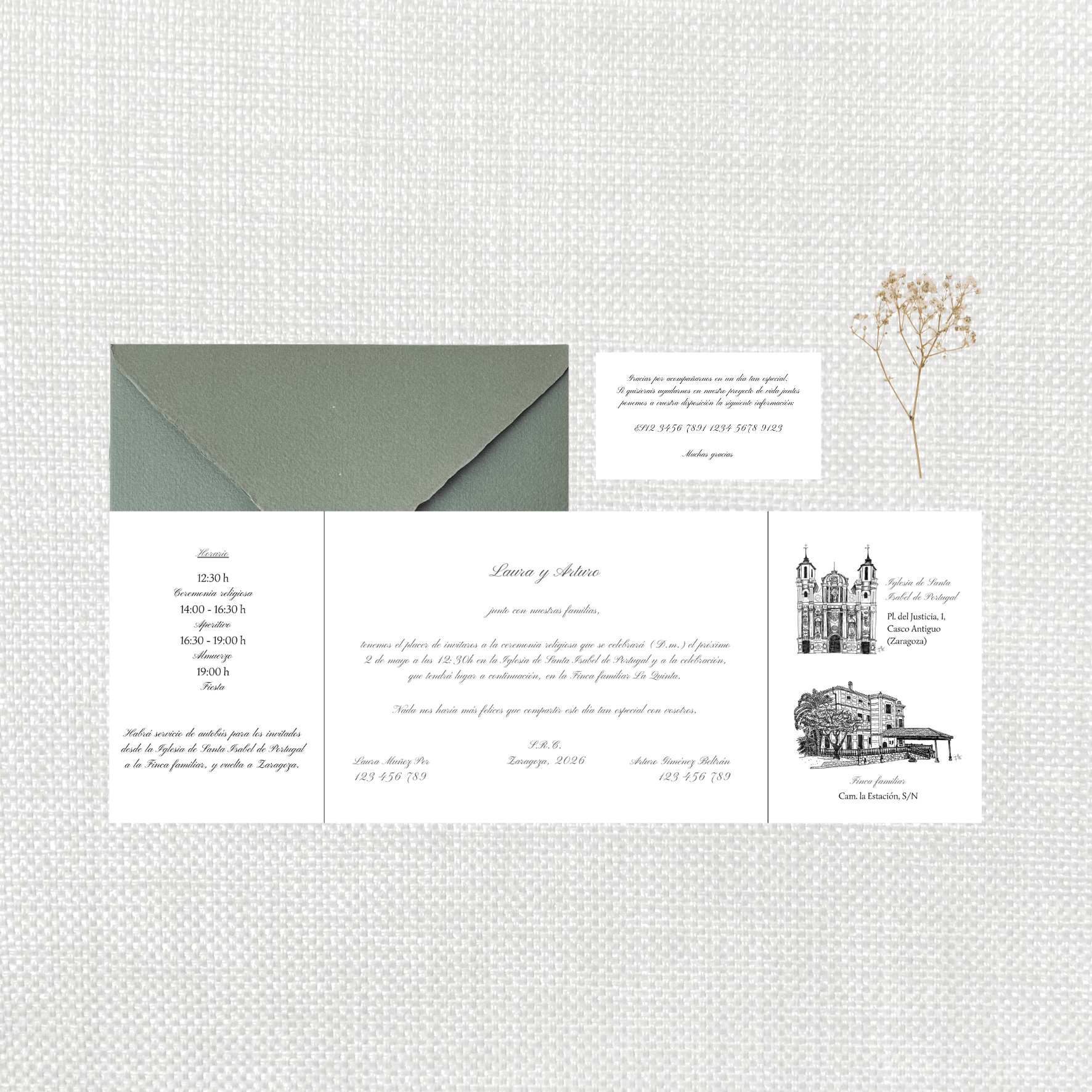 Invitación Tríptico