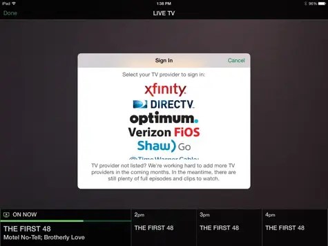 How to check if my cable tv provider is available to provide a&e? Apps A E History 2 0 Ally 3 0 Amazon Cloud Drive Photos 3 0 Pandora 5 3