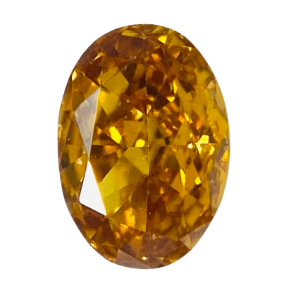 FANCY INTENSR ORANGY YELLOW 0.141ct＆0.123ct