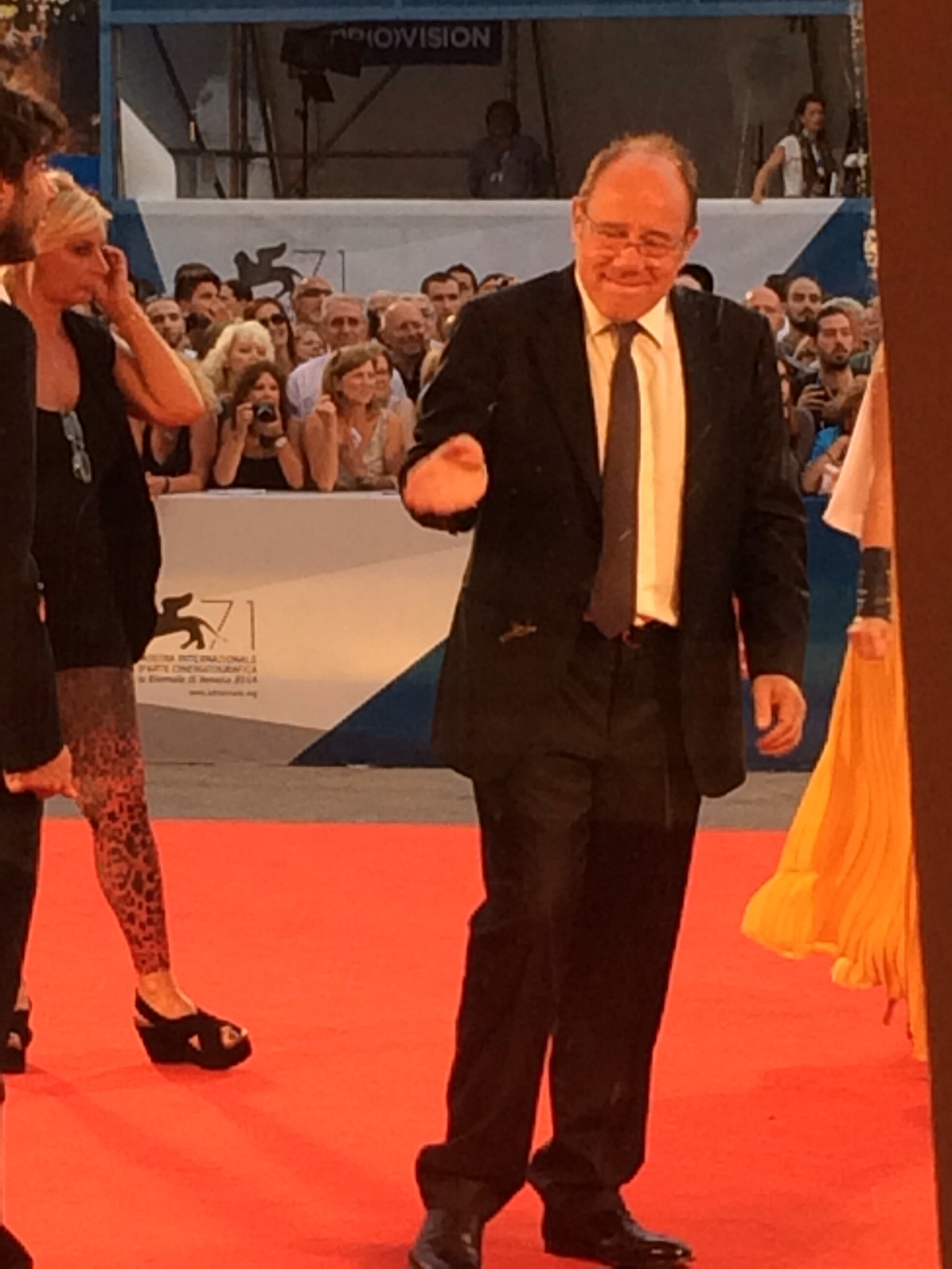 Carlo Verdone, on the official jury, there for Hungry Hearts