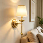 Lampara Aplique De Pared Estilo Vintage Cobre - Imagen 2