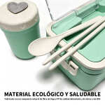 Lunchera Termica Viandas + Cucharas 1,5l Iluminaras - Imagen 2