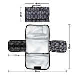 Cambiador Portatil Bebe Plegable Impermeable Porta Toallitas - Imagen 4