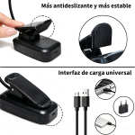 Lampara Led Portátil Con Pinza Usb Batería Recargable - Imagen 4