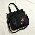 Cartera Bolsa Totebag Moderna Lona Multi Cierres - Pequeña - Imagen 5