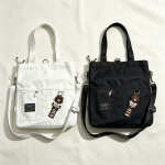 Cartera Bolsa Totebag Moderna Lona Multi Cierres - Pequeña - Imagen 6