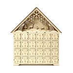 Calendario Adviento Navidad Grande Casita De Madera C/ Luces