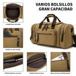 Bolso De Viaje Gran Capacidad Buena Calidad Multi Pocket - Imagen 6