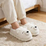 Pantufla Alta Unisex Con Interior De Corderito Diseño Osito - Imagen 9