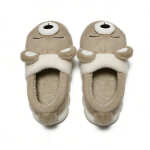 Pantufla Alta Unisex Con Interior De Corderito Diseño Osito - Imagen 4