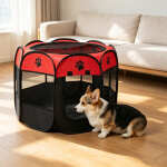 Corral Plegable Para Mascota Canil Cerco Para Perro O Gato S - Imagen 11