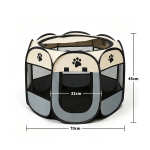 Corral Plegable Para Mascota Canil Cerco Para Perro O Gato S - Imagen 2