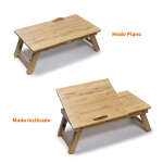 Mesa De Cama Reclinable Para Laptop Libros De Madera - Imagen 4