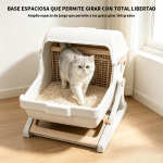 Arenero Para Gatos Autolimpiante Giratorio Con Tamiz - Imagen 4