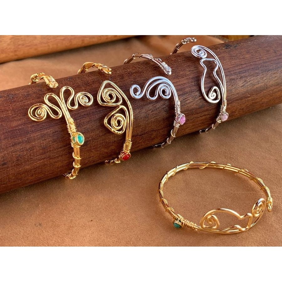 Bohemian Wire Wrapped bracelet