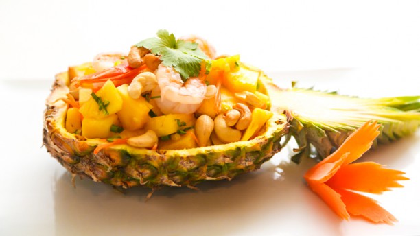 Crevette sauté aux noix de cajou