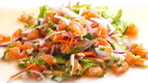 saumon cru façon thai