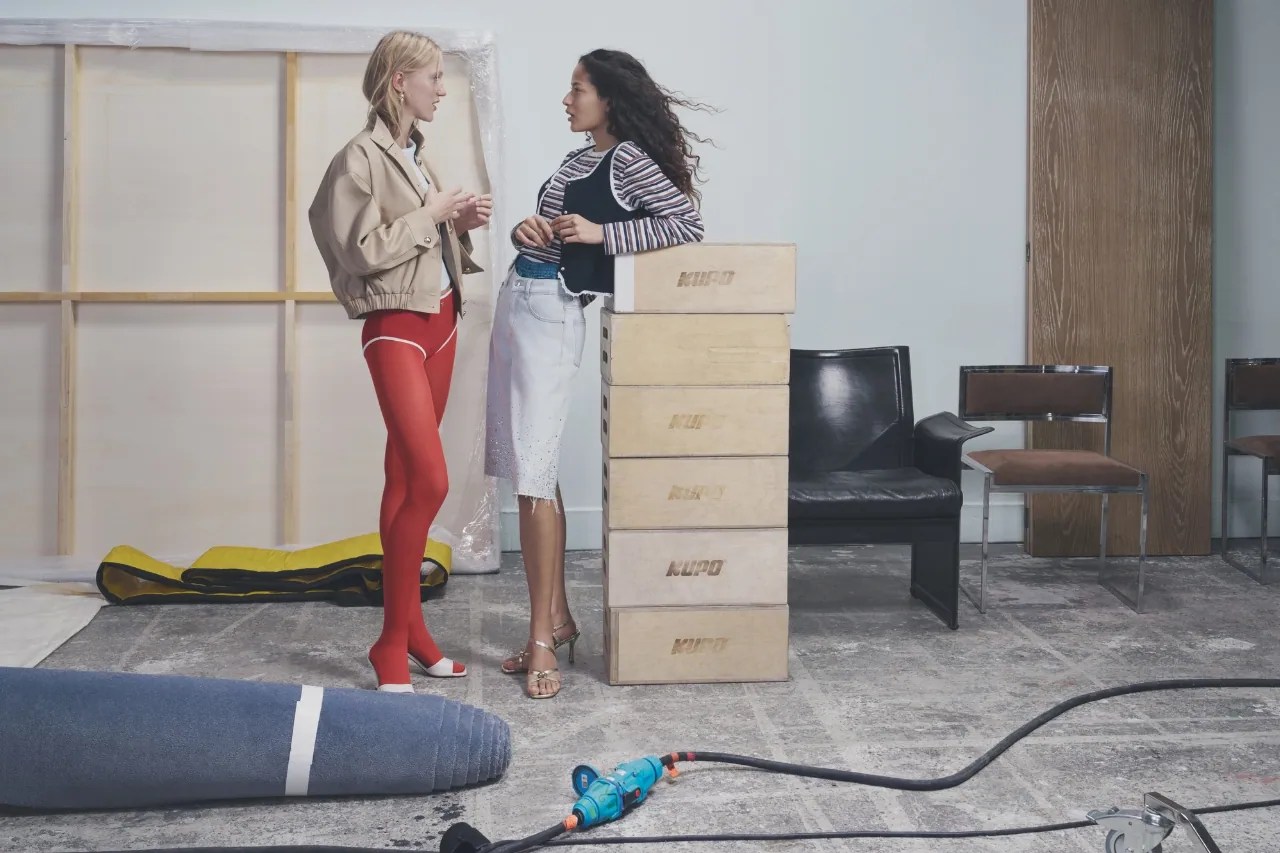 Maje, paris, french, fashion, models, ss26, campaigns, shirts, clothing, pants