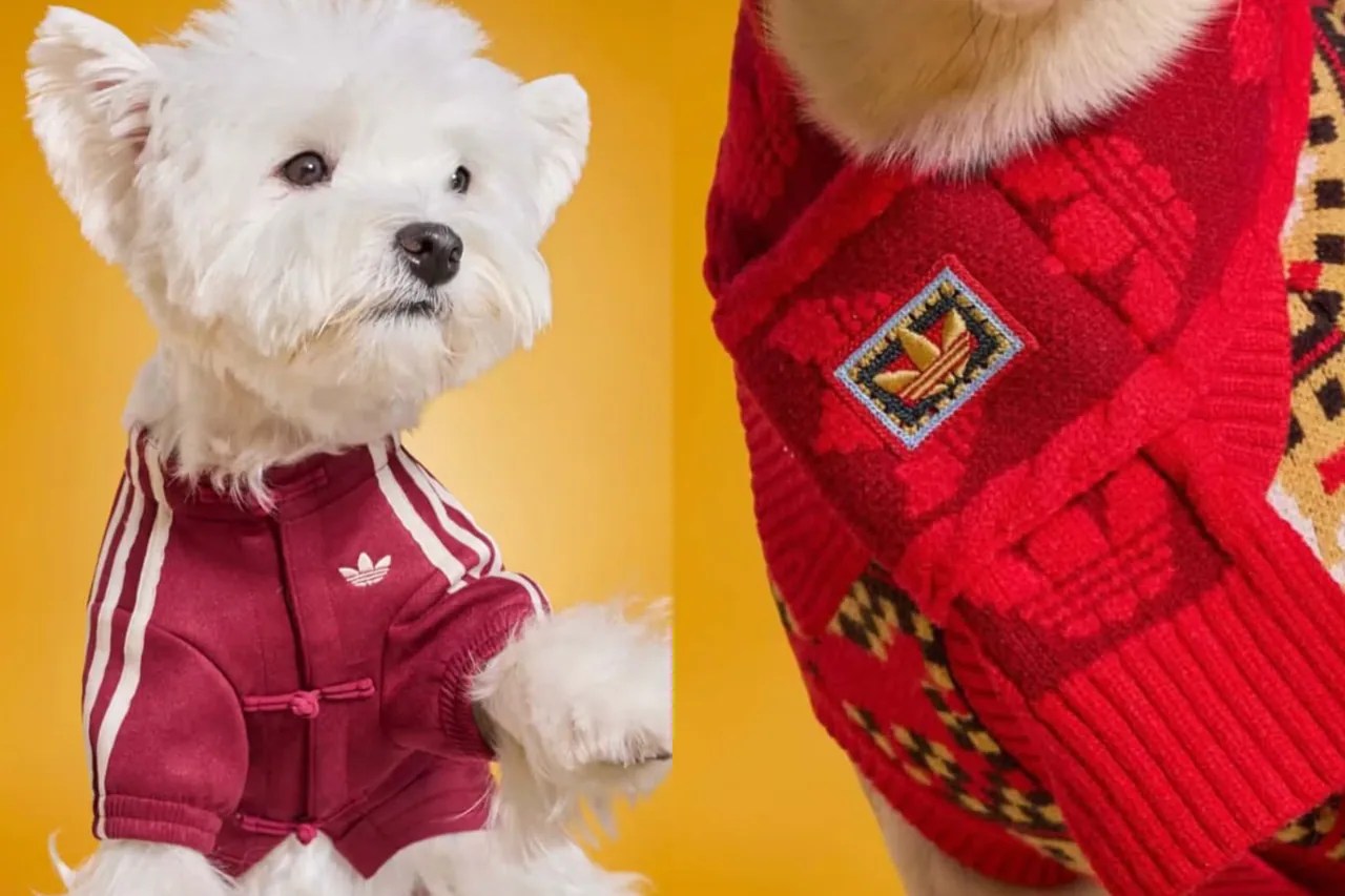 Adidas Expands Pet Collection with Chinese New Year–Inspired Apparel