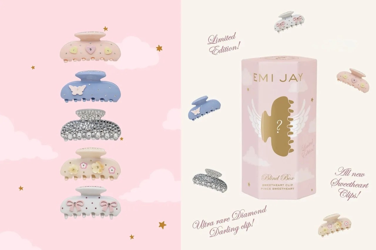 Emi Jay 限量盲盒髮夾秒殺！品牌宣佈 2025 進駐 Sephora，盤點必買髮飾亮點