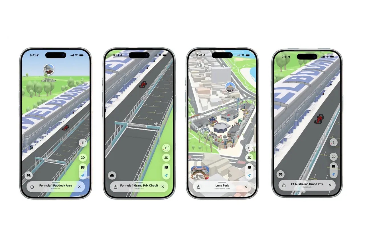 Apple Maps Introduces A Detailed Formula 1 Experience Ahead Of The 2026 Apple Maps Detailed Formula 1 Experience 2026 Racing Season Update 001 