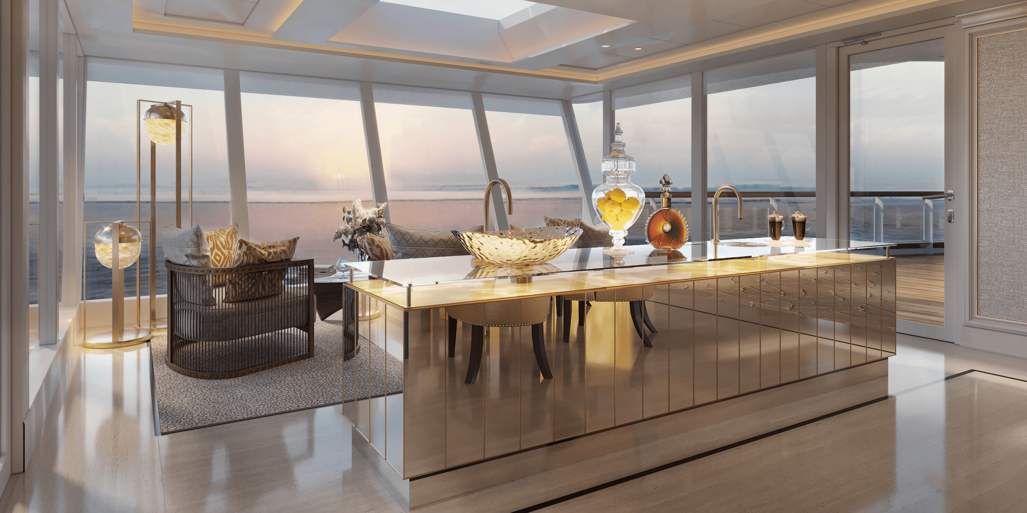 World S Largest Luxury Cruise Ship Suite Photos Details