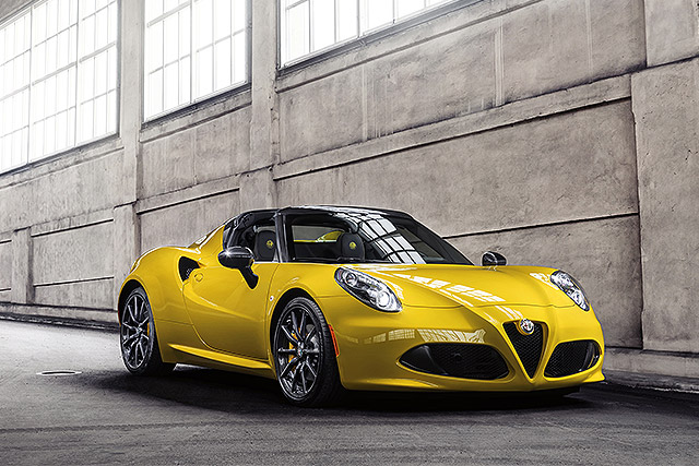 小跑車4c敞篷版來了！alfa romeo發表4c spider