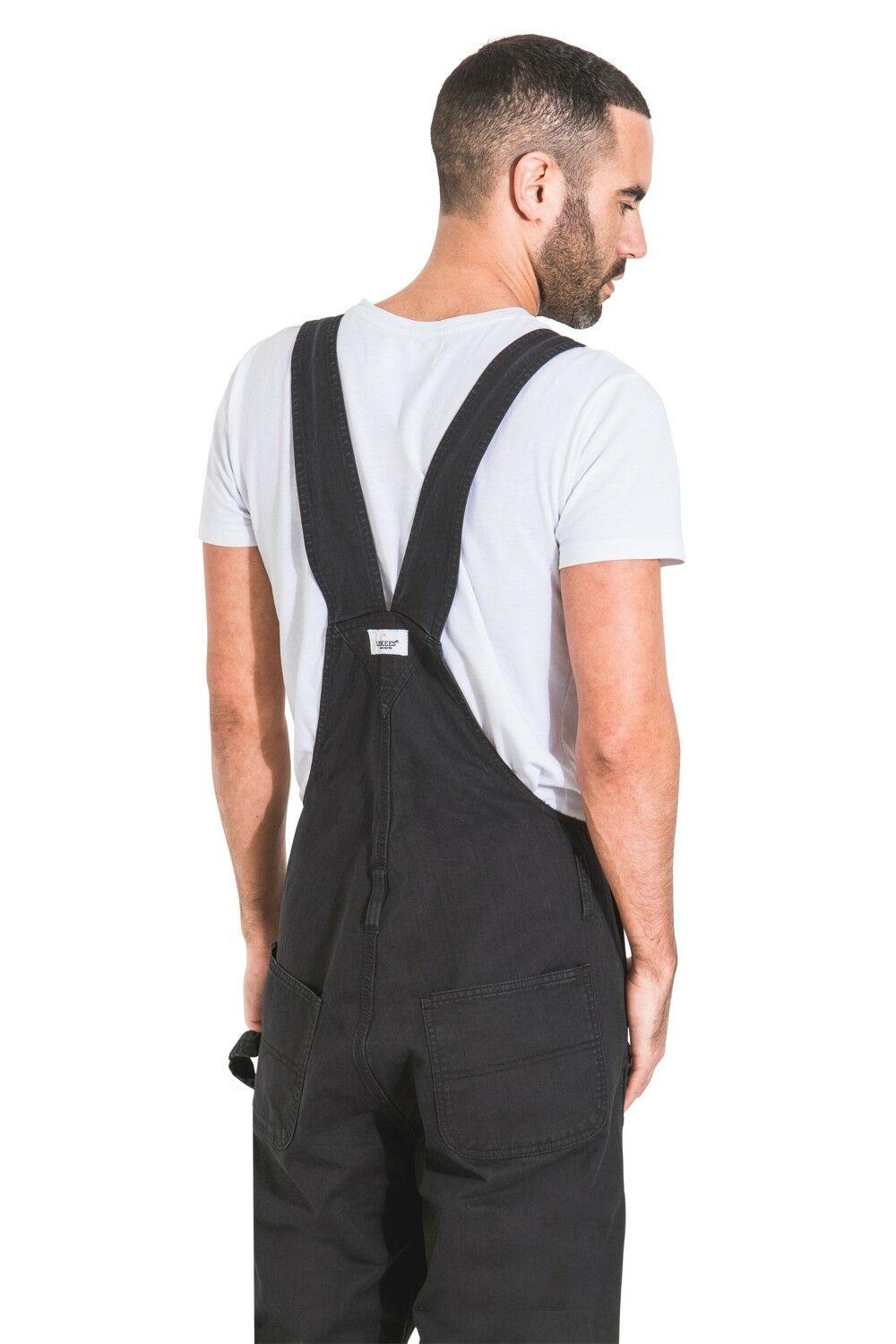 Mens bib overall shorts