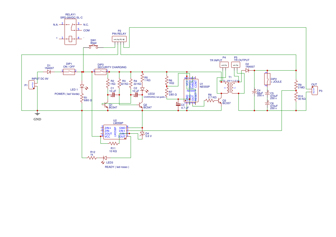 Schema Elettrico Detonatore Rele Esterno Resources Easyeda