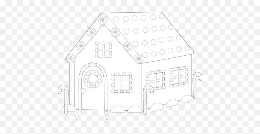A gingerbread house is surely a sign that christmas is near. Gingerbread House Coloring Pages Printable Blank Gingerbread House Coloring Page Emoji House Candy House Emoji Free Transparent Emoji Emojipng Com