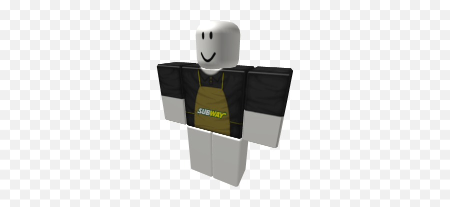 Subway Employee Apron Roblox Roblox Shirt Template Emoji Subway Emoji 10754635 