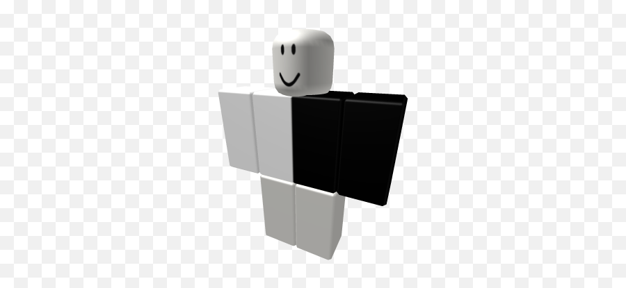 Half White Half Black Trxsh Gang Shirt Roblox Emoji Basketball Donut 3956716 