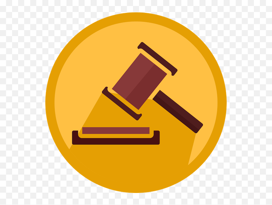What does the gavel emoji mean at deon roden blog