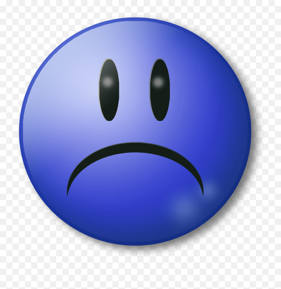 Sad Unhappy Sadness Free Image On Pixabay Sad Emoji Blue Emoticon Triste Free Emoji Png Images Emojisky Com