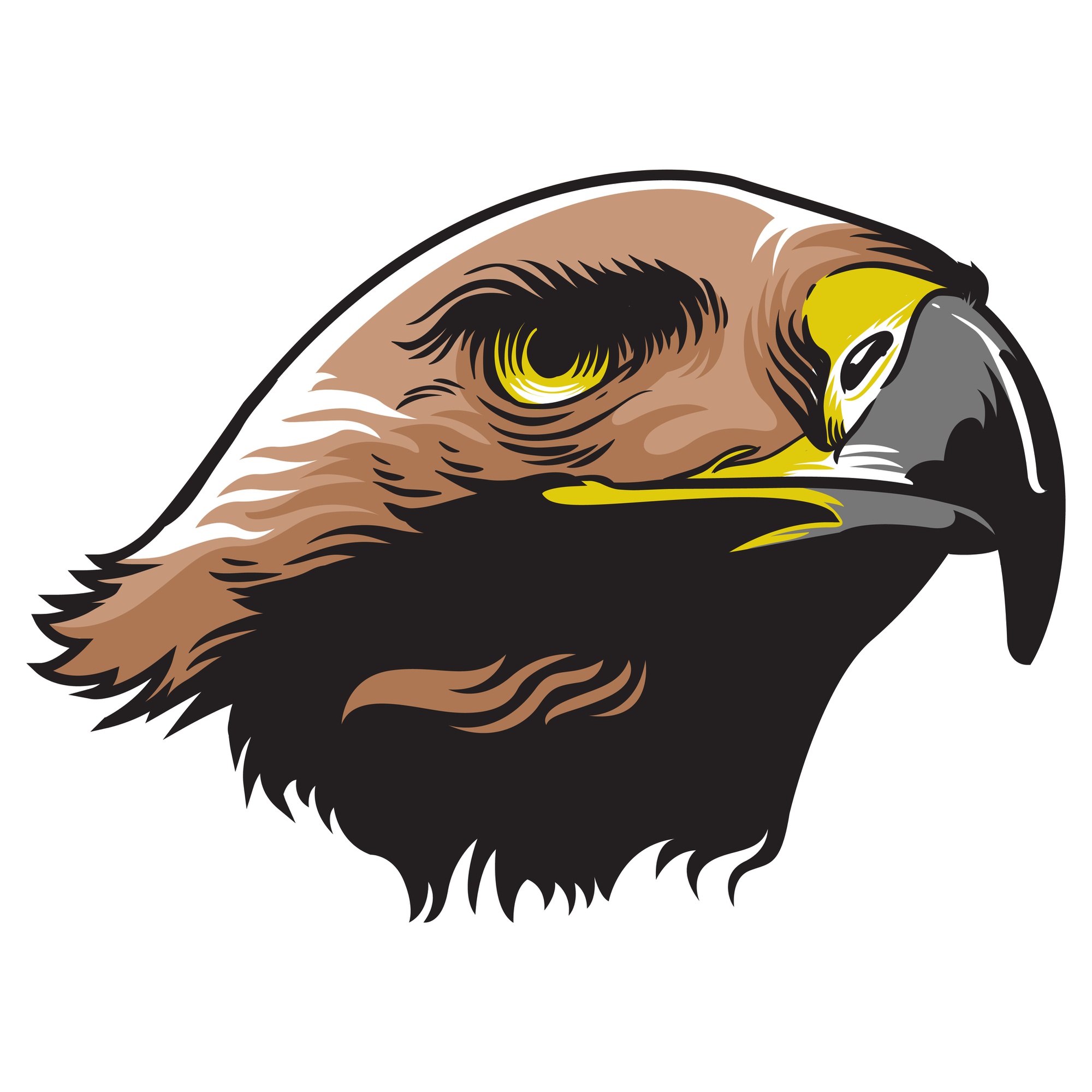 Premium Vector Eagle Head Mascot Logo