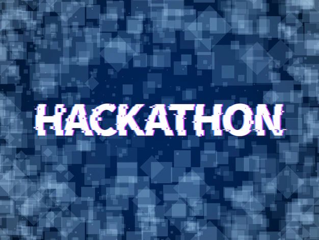 Hackathon Background Hack Marathon Coding Event Vector Image - Download Artistic Nature Background | HD
