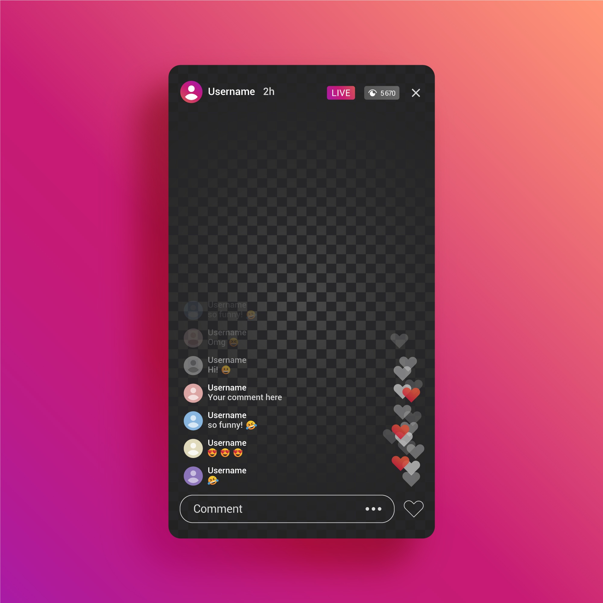 Free Instagram Live Vectors 100 Images In Ai Eps Format